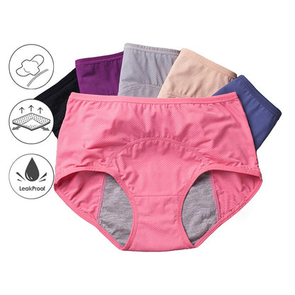 ⏳Last Day-Buy 1 Get 3 Packs!!🔥2026 Best-Selling🏆LunaBloom™ High-Waist Leak-Proof Panties ✨Butter-soft, ultra-stretchy & discreetly protective 🍃