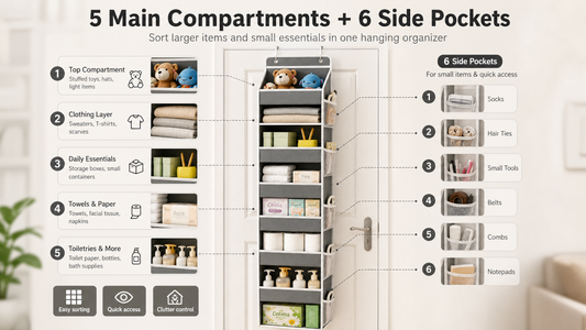 📦Last Day Promotion 49% OFF🔥5-Tier Large-Capacity Hanging Organizer