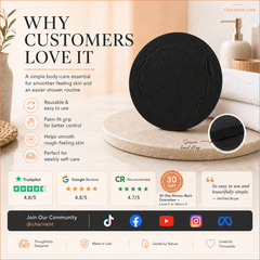 💥 BUY 2 GET 3 FREE 💞50K+ SOLD!🚿 Exfoliating Scrub Bath Pads🧖‍♀️