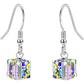 💥Hot Sale🩵Austrian Sugar Cube Crystal Bracelet Necklace Earrings For Women✨
