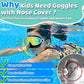 🔥LIMITED SALE 50% OFF!!🏆#1 Bestselling🏊‍♀️HD children's large frame waterproof and anti-fog swimming goggles