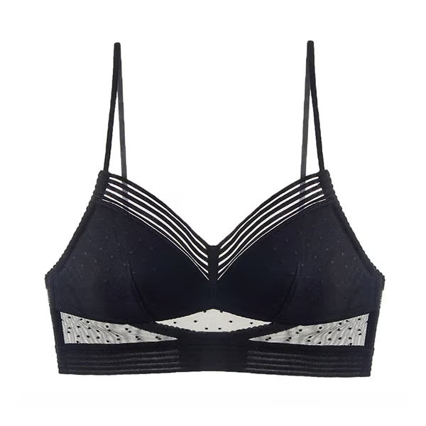 ⇝Low Back Wireless Lifting Lace Bra
