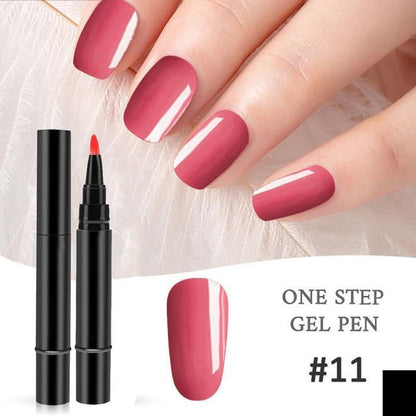 💅 Limited Time Buy 1 Get 1 Free✨One Step Nail Gel Pen🎨Free handheld mini UV nail lamp💡