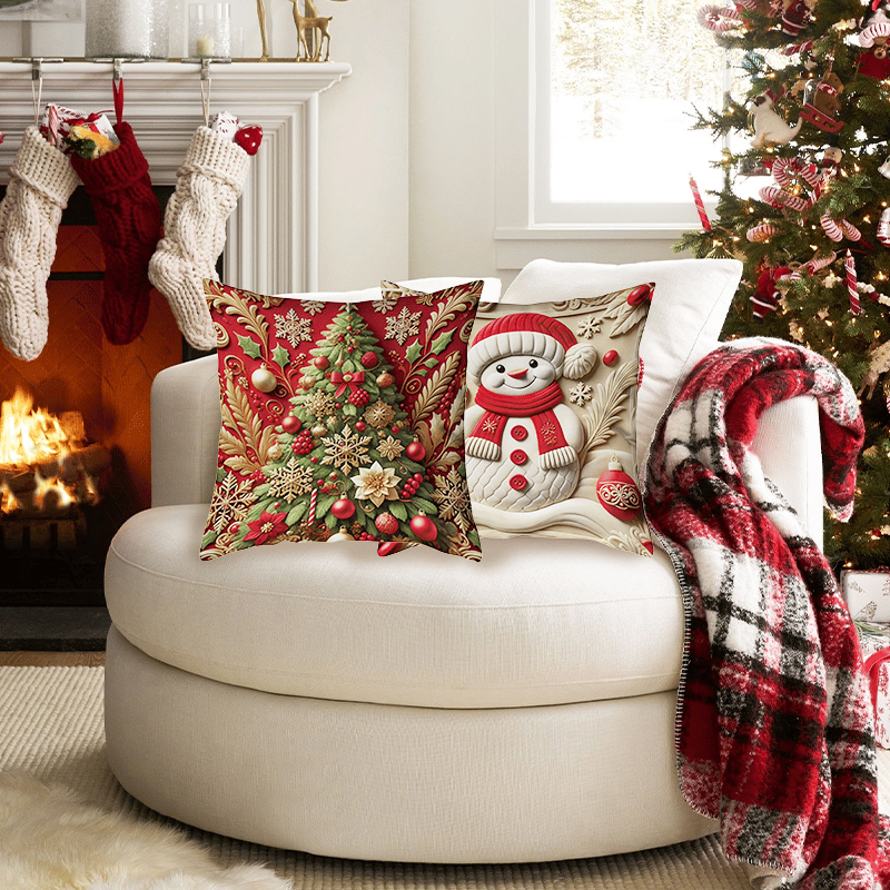 🎅 Christmas Hot Sale 49% OFF🏆Red Christmas pillowcase
