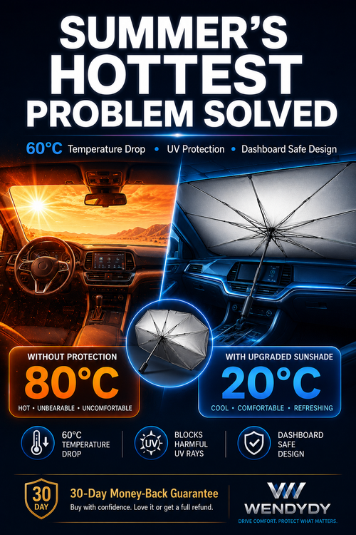 🎁Last Day Promotion 49% OFF🔥 2026 Upgraded Car Windshield Sun Shade Umbrella