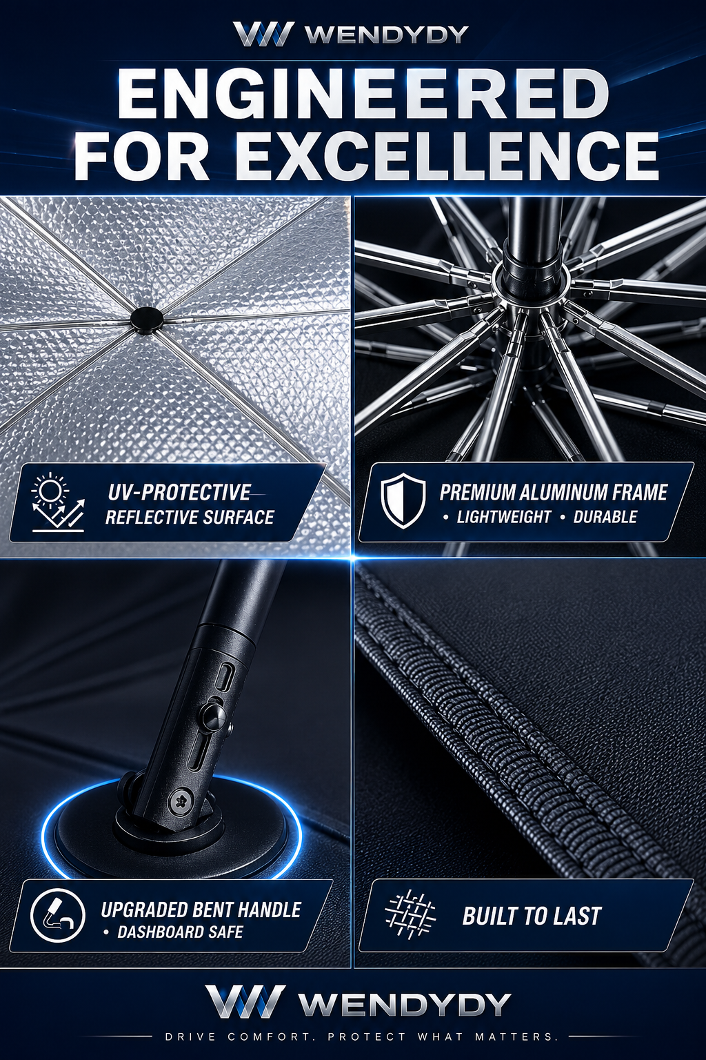 🎁Last Day Promotion 49% OFF🔥 2026 Upgraded Car Windshield Sun Shade Umbrella