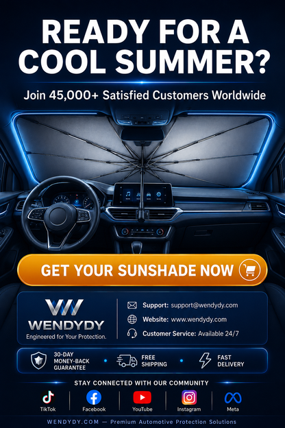 🎁Last Day Promotion 49% OFF🔥 2026 Upgraded Car Windshield Sun Shade Umbrella