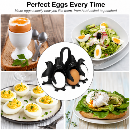 💥 BUY 2 GET 1 FREE +75% off! 🥳Penguin Shaped Egg Cooker