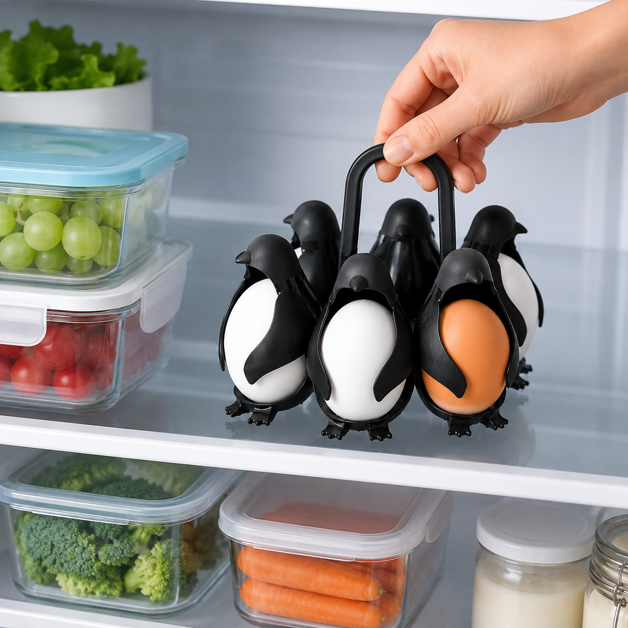 💥 BUY 2 GET 1 FREE +75% off! 🥳Penguin Shaped Egg Cooker