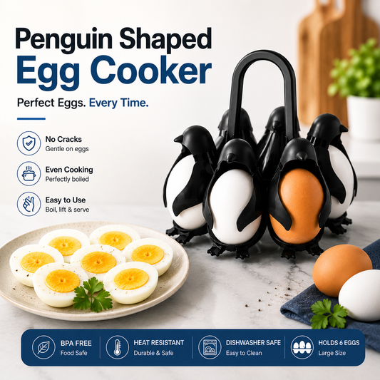 💥 BUY 2 GET 1 FREE +75% off! 🥳Penguin Shaped Egg Cooker