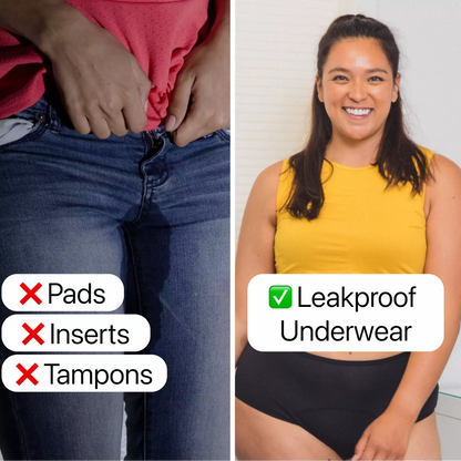 ⏳Last Day-Buy 1 Get 3 Packs!!🔥2026 Best-Selling🏆LunaBloom™ High-Waist Leak-Proof Panties ✨Butter-soft, ultra-stretchy & discreetly protective 🍃