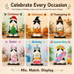 🎅Christmas HOT SALE🐱50K+ SOLD!✨Interchangeable Magnetic Wooden Friend – Year-Round Seasonal Shelf Decor