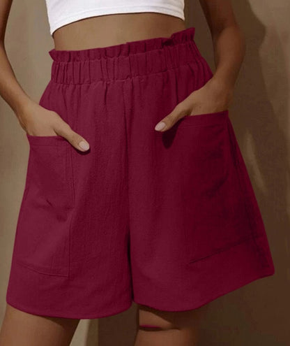 ✨Women's Summer High Waist Wide Leg Casual Shorts