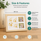 🖼️DIY Pet Paw Print Keepsake Frame Kit – Paw Impression & Photo Display🎨