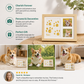 🖼️DIY Pet Paw Print Keepsake Frame Kit – Paw Impression & Photo Display🎨