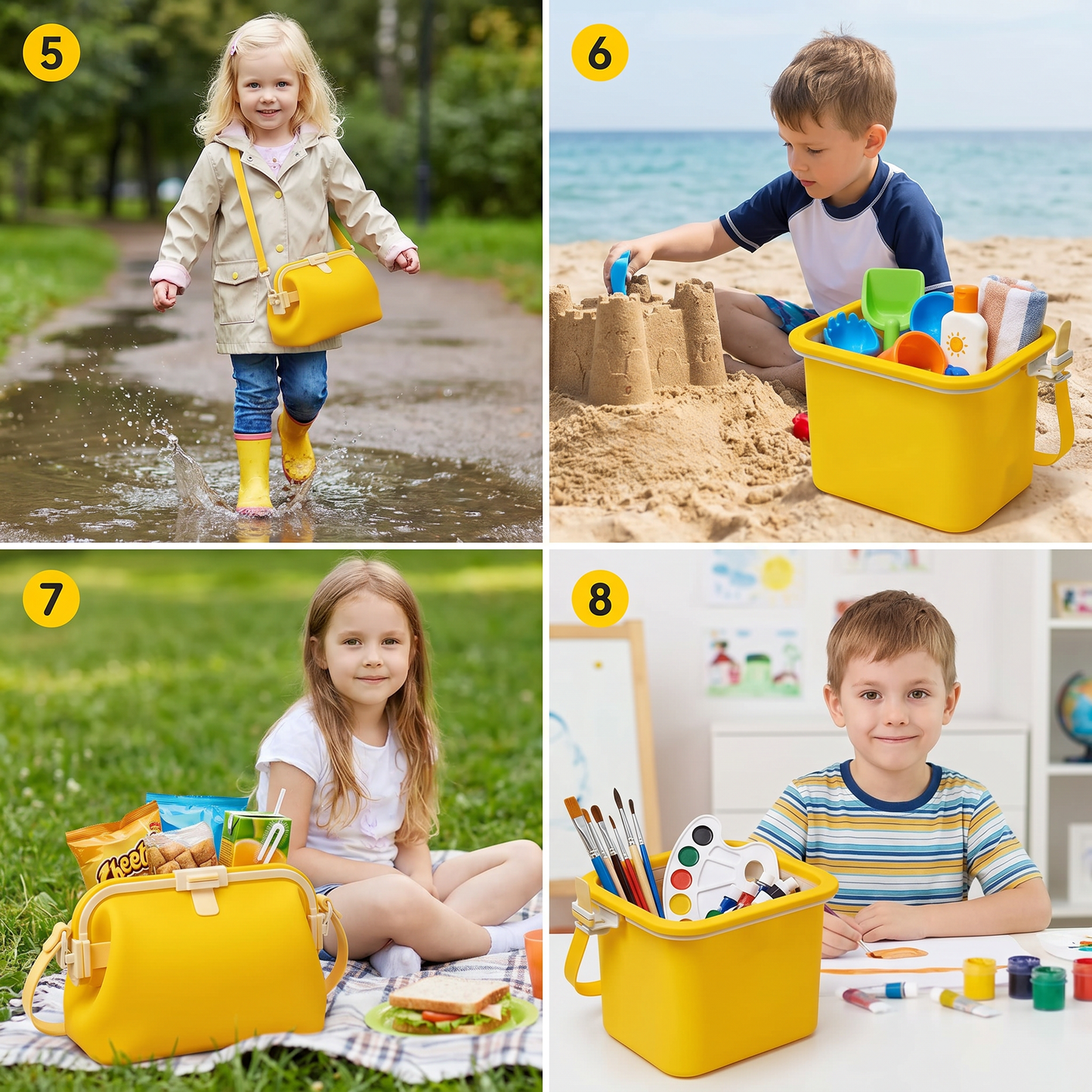 🎁Last Day Promotion 49% OFF🔥Waterproof silicone storage bag with shoulder strap