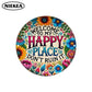 ⏰️Last Day For Free Shipping⌛️Vintage "Happy Place" Metal Sign