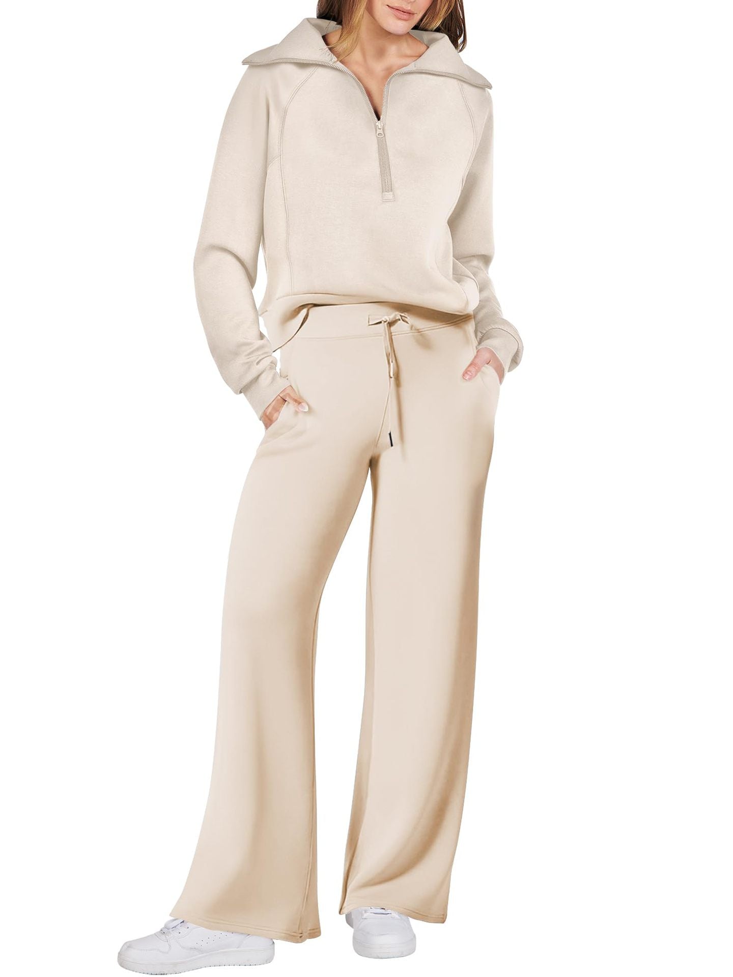 💝2026 New Sale 50% OFF!!⚡🎀Women's 2 Piece Casual Outfits Sweatsuit Set