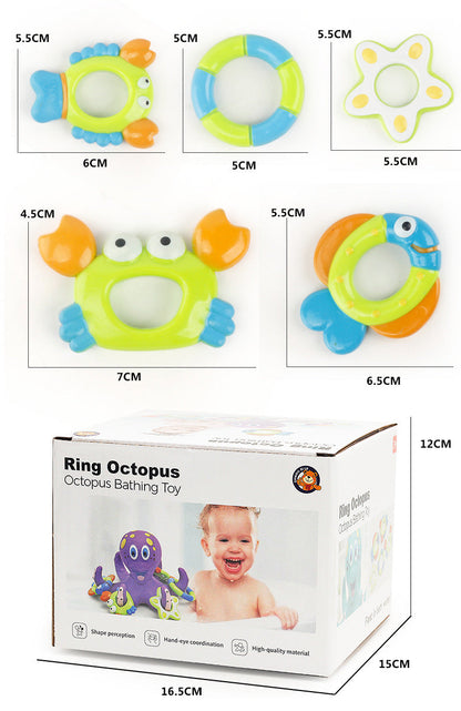 Children's Educational Bathing Octopus