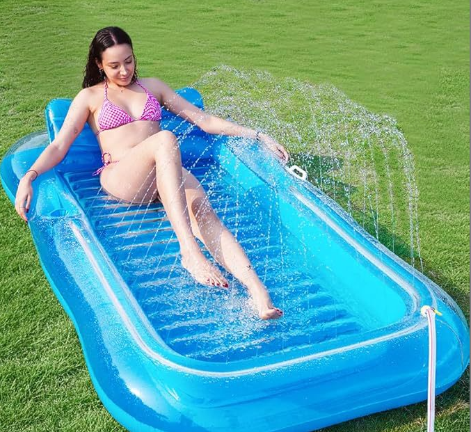 🌸LAST DAY SPECIAL PRICE!!🌸Inflatable Tanning Pool Lounger Float with Pillow