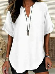 ⏰️Last Day Only 15.99 ￡⌛️Women's Casual V-Neck Button Top