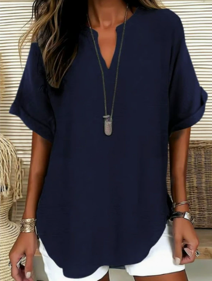⏰️Last Day Only 15.99 ￡⌛️Women's Casual V-Neck Button Top