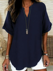 ⏰️Last Day Only 15.99 ￡⌛️Women's Casual V-Neck Button Top