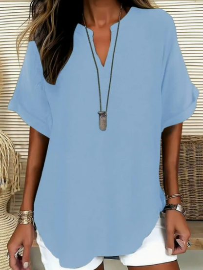⏰️Last Day Only 15.99 ￡⌛️Women's Casual V-Neck Button Top