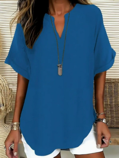 ⏰️Last Day Only 15.99 ￡⌛️Women's Casual V-Neck Button Top