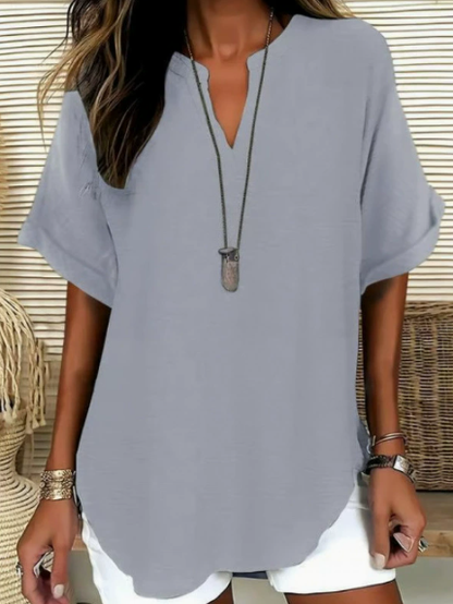 ⏰️Last Day Only 15.99 ￡⌛️Women's Casual V-Neck Button Top