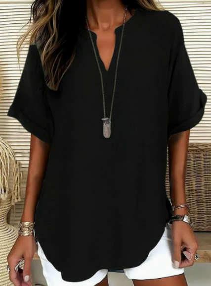 ⏰️Last Day Only 15.99 ￡⌛️Women's Casual V-Neck Button Top