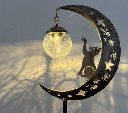 💥Last Day Special Sale 49% OFF🐦Solar Fairy Moon Garden Stake Light