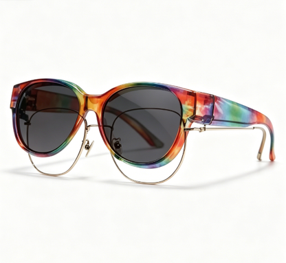 🎁Last Day Promotion 49% OFF🔥Women's Large Frame Fit-Over Sunglasses