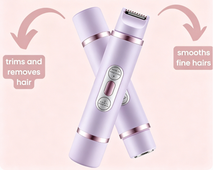 🌸LAST DAY SPECIAL PRICE!!🌸Akunbem🇬🇧 Rechargeable Women’s Trimmer ⚡  Dual Heads • IPX7 Waterproof • Painless Precision for Face, Bikini & Body 💧