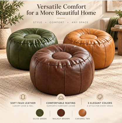 🎅Christmas HOT SALE 50% OFF💥Multifunctional Storage Ottoman Pouf