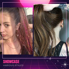 New Year Beauty Pick £6.99🎁14-pack Glitter Satin Hair Accessories ✨