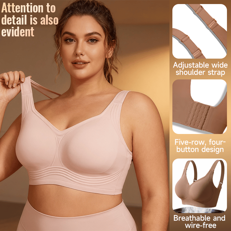 🎁Last Day Promotion 50% OFF ✨🏆Super firming bra | Women Wirefree Seamless Bras 👍No more sagging breasts