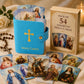 💥Last Day Special Sale 49% OFF👚✝️ Catholic Genuine Leather Holy Card Holder – Pocket Prayer Card Organizer with Snap Closure