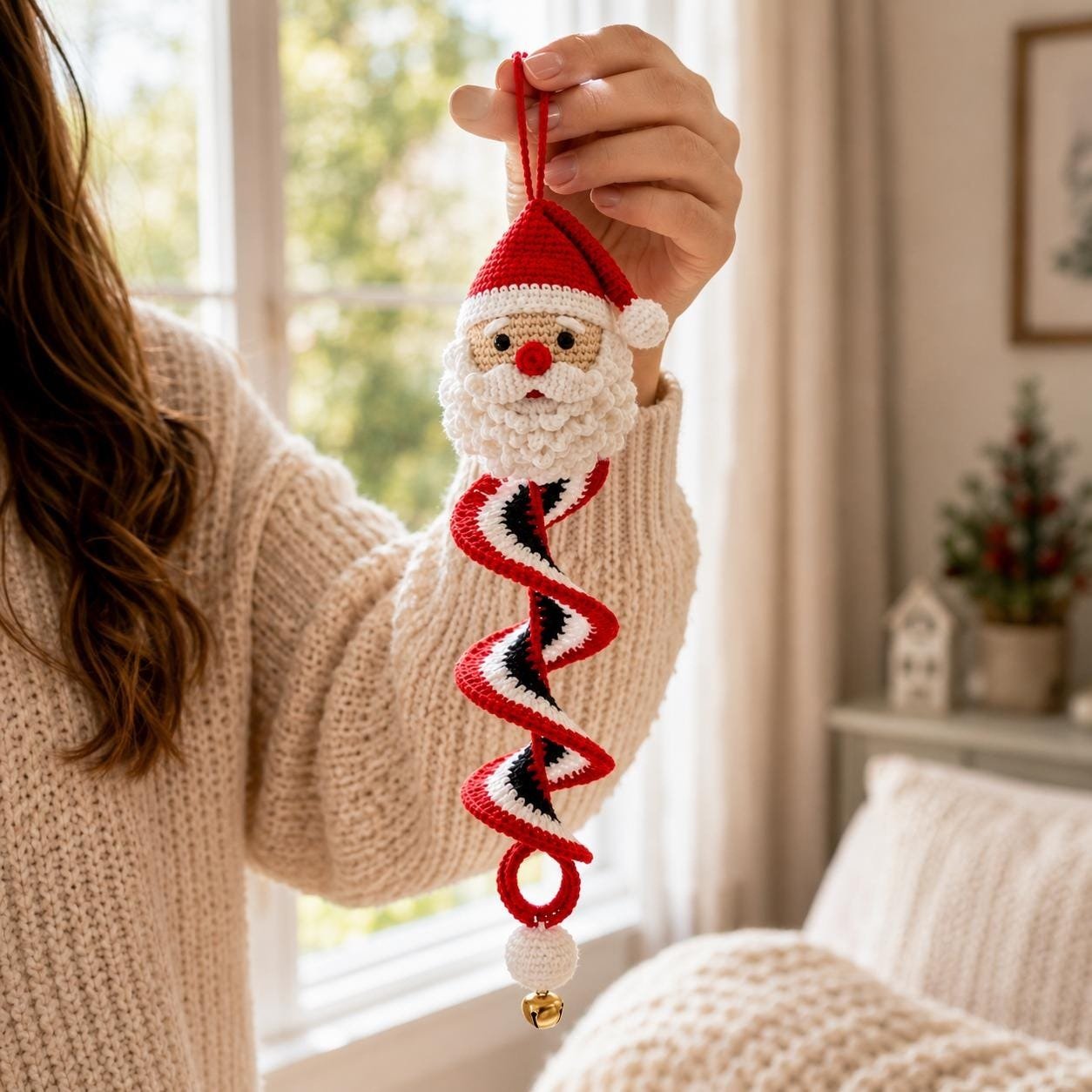 🎅Crochet Snowman Spiral Oranment DIY Kit -🎄🧶A Beginner-Friendly Crochet Experience Inspired by the Magic of Christmas.