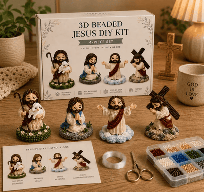 💥Last Day Special Sale 49% OFF👚✝️3D Beaded Christian DIY Kit