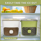 🎁Last Day Promotion 49% OFF🔥Essential for summer🥤🧊 Ice Cube Maker with Storage – 48 cubes at once, leak‑proof lid. Stackable, saves space. Includes ice scoop & tong.
