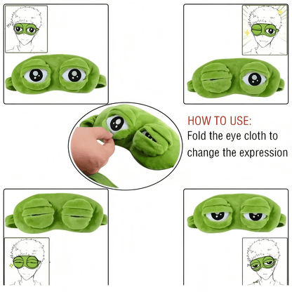 🐸 Final Day: £9.99 Only⏰️ 3D Cute Frog Sleep Mask