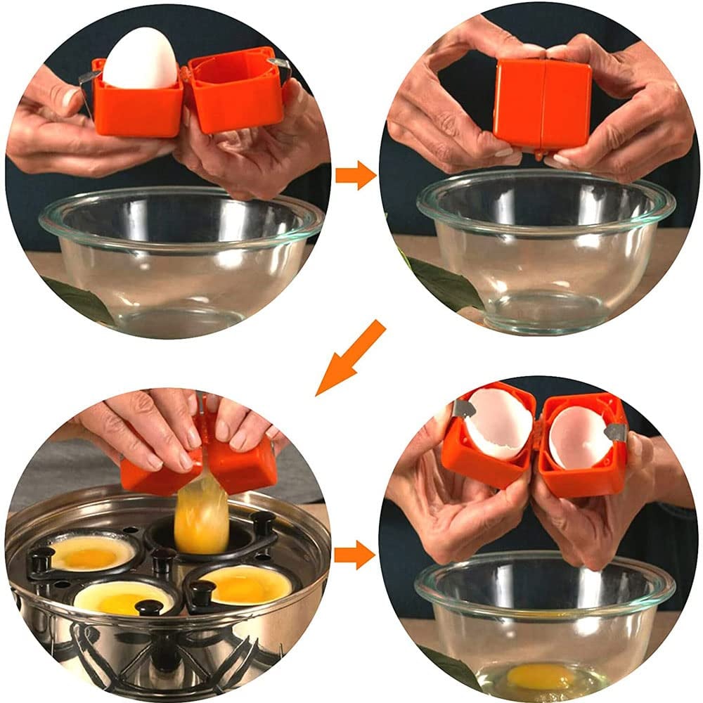 🔥🔥🔥Limited-time 😮‍💨 Buy 1 Get 1 Free !!!🍳 Quick Egg Cracker Tool – Open Hundreds Of Eggs Faster & Cleaner 🔥