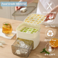 🎁Last Day Promotion 49% OFF🔥Essential for summer🥤🧊 Ice Cube Maker with Storage – 48 cubes at once, leak‑proof lid. Stackable, saves space. Includes ice scoop & tong.