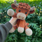 🎁Last Day Promotion 49% OFF🔥Crochet Highland Cow Amigurumi Pattern🐮- DIY Kit & Finished Plush