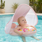 🎁Last Day Promotion 49% OFF🔥Baby Swim Float with Sun Canopy – Inflatable Infant Swimming Ring for Safe Water Fun