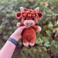 🎁Last Day Promotion 49% OFF🔥Crochet Highland Cow Amigurumi Pattern🐮- DIY Kit & Finished Plush