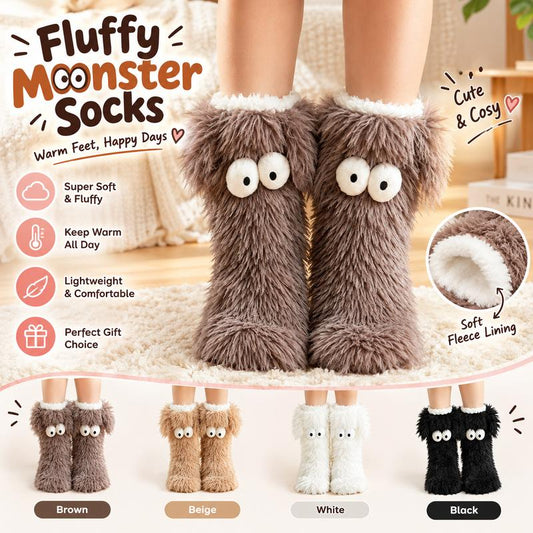 😍2027 NEW SALE-49% OFF😍Women's Plush Slippers Floor Socks 👍 ✨Winter Home Indoor Thickened Fleece-Lined Anti-Slip Adult