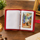 💥Last Day Special Sale 49% OFF👚✝️ Catholic Genuine Leather Holy Card Holder – Pocket Prayer Card Organizer with Snap Closure