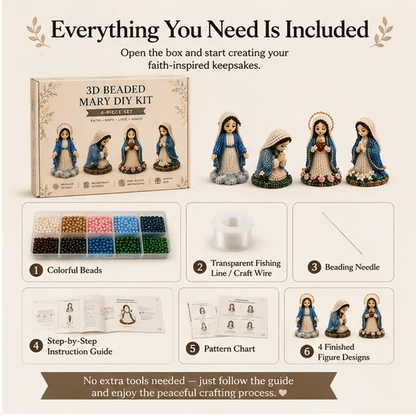 💥Last Day Special Sale 49% OFF👚✝️3D Beaded Christian DIY Kit